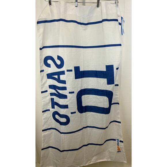 Chicago Cubs Ron Santo Flag #10 Wrigley Field MLB Stubhub Stripe Blue White - Picture 2 of 7